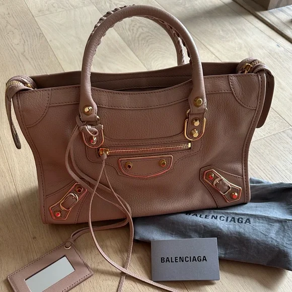 Balenciaga Motocross Classic Metallic Edge City S Bag - Picture 6 of 11